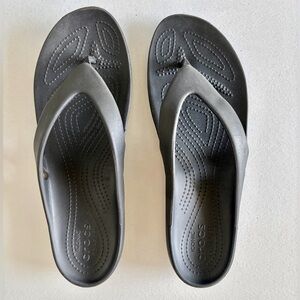 Crocs Kadee Women's Flip-Flops - Black, US 11 GUC